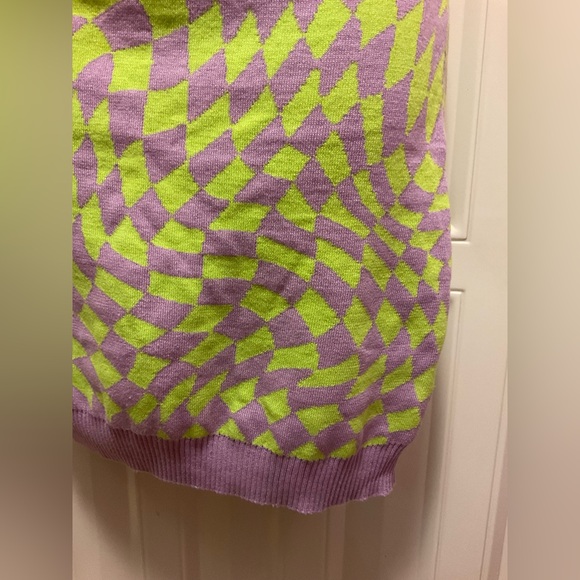 NWT Better Be stretch bodycon graphic sweater dress - Picture 3 of 8